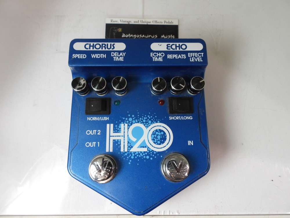 Visual Sound H2O Chorus Delay Effects Pedal Version 2 V2 Truetone