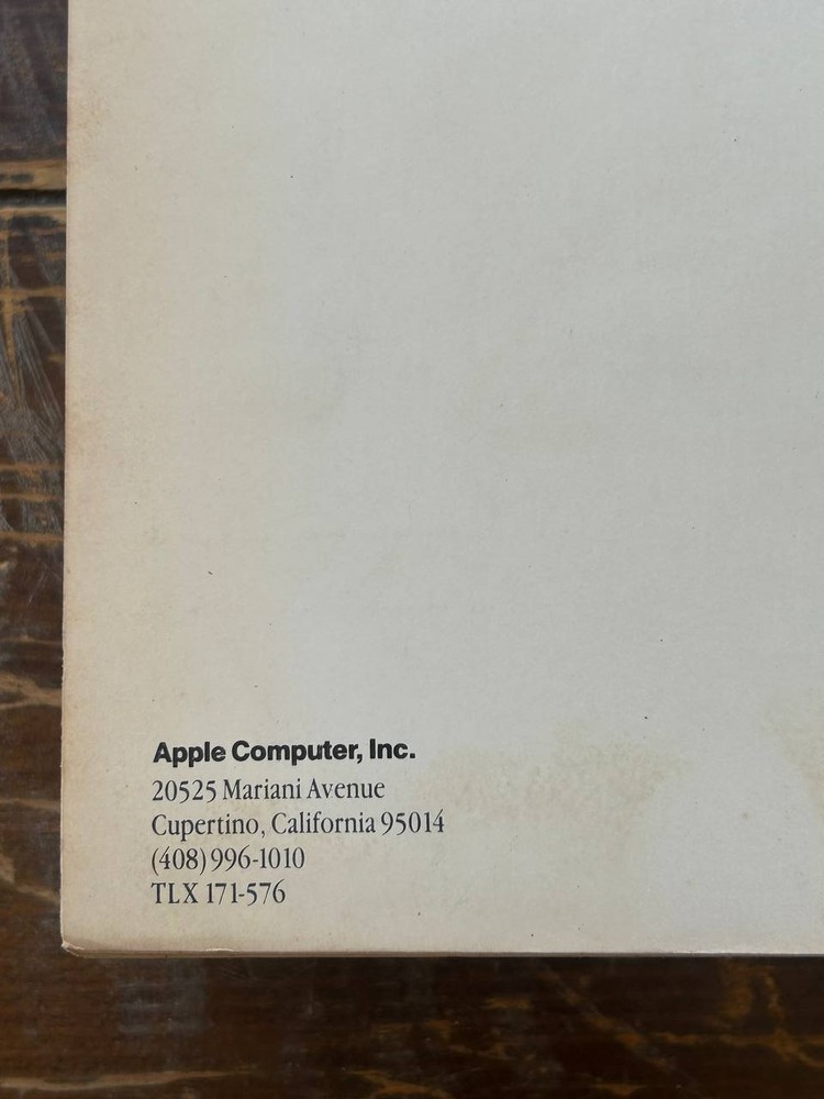 Inside Macintosh Promotional Edition Vintage Apple Developer Book 1985