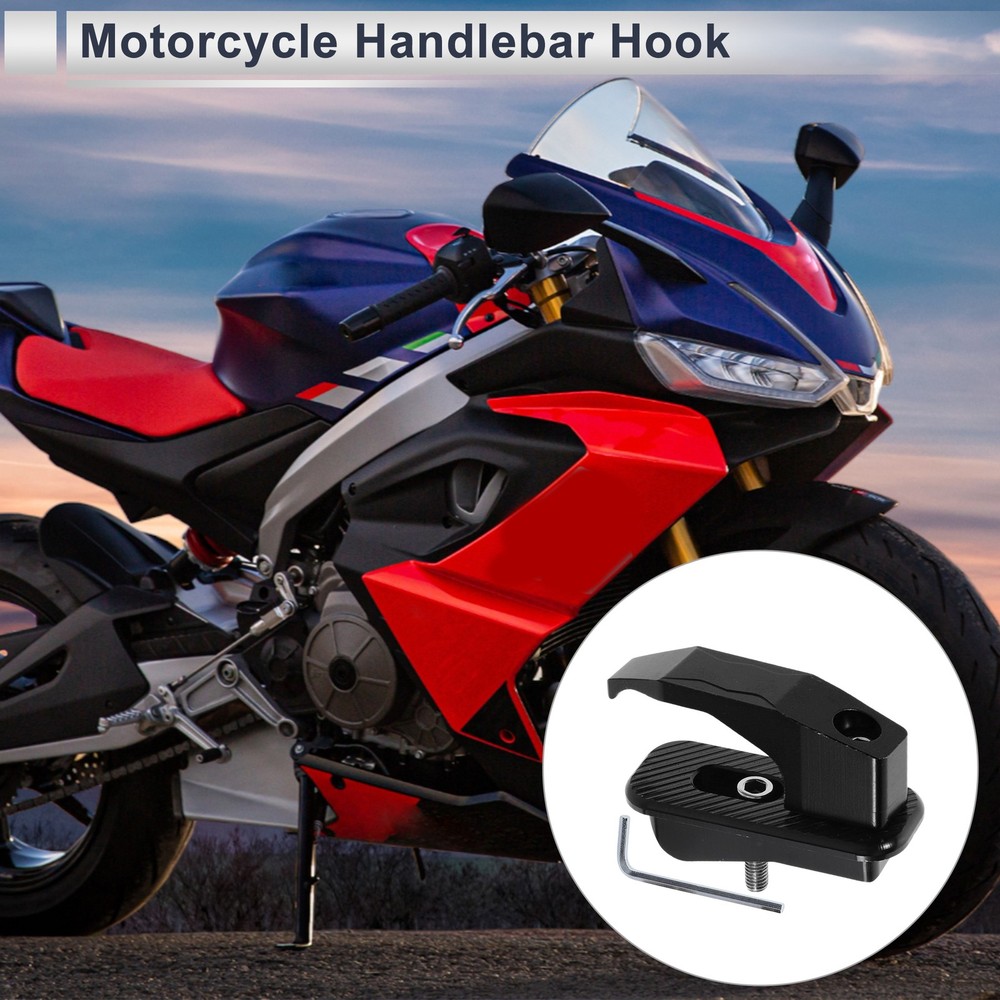 Alluper Alloy Motorcycle Hanging Hook for Mini Rectangular