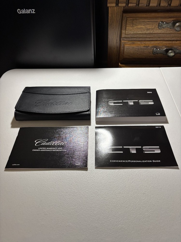 2015 Cadillac CTS Owner's Manual OEM Set