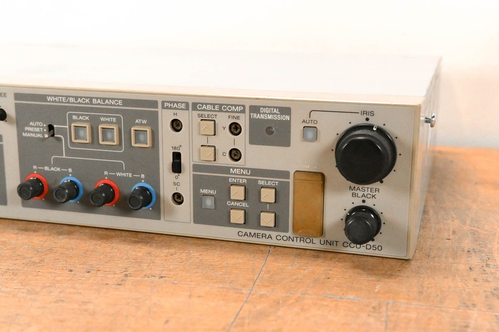 Sony CCU-D50 Camera Control Unit CG01RC1