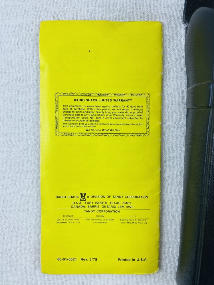 MICRONTA Model 351 Frequency Counter w/Case,Instructions & Antenna - Works!