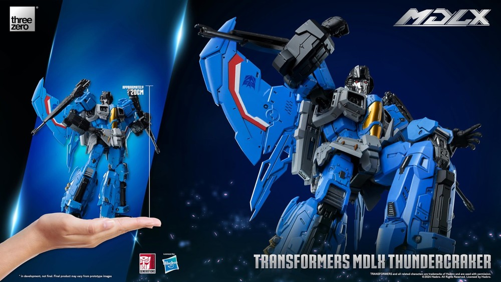 Transformers MDLX Thundercracker Action Figure 7.8 inches, Multicolor