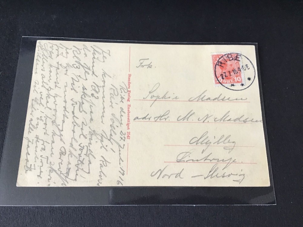 Denmark 1916 stamps cover  Ref R32131
