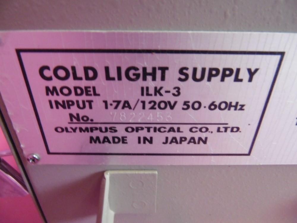 Olympus Optical ILK-3 Endoscopic 150W Halogen Endoscope Light Source MINT MINT