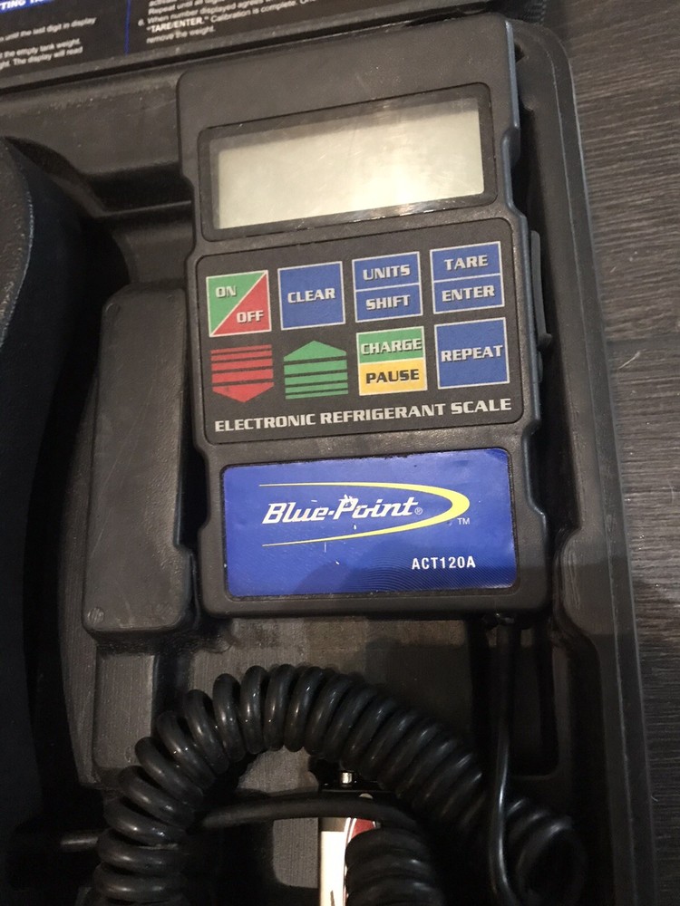 Blue Point Portable Electronic Refrigerant Scale ACT120A