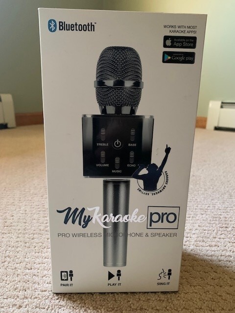 NEW! MyKaraoke Pro Bluetooth 2-In-1 Wireless Microphone & Speaker