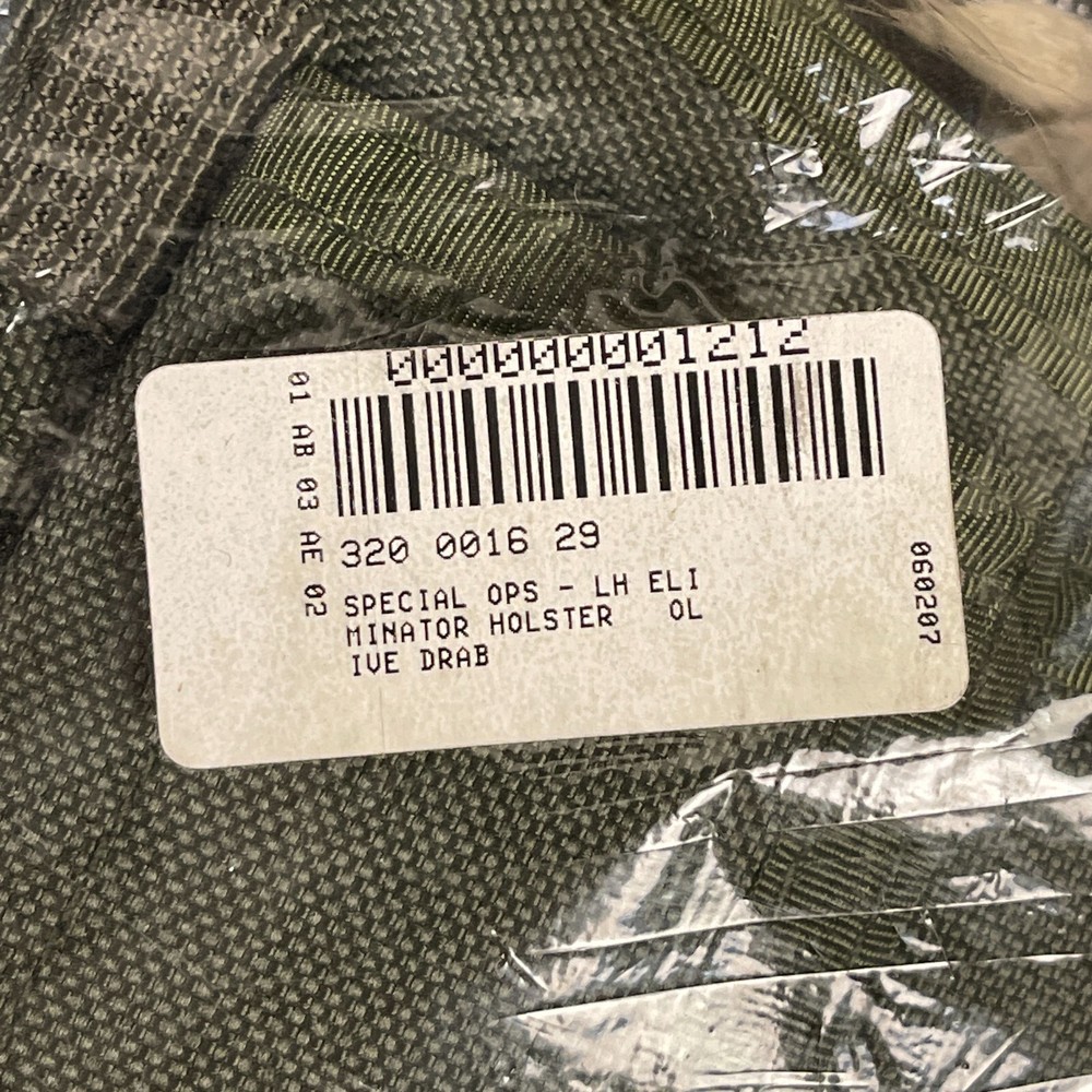 NEW Special Ops Eliminator Holster - Left Hand - Olive Drab