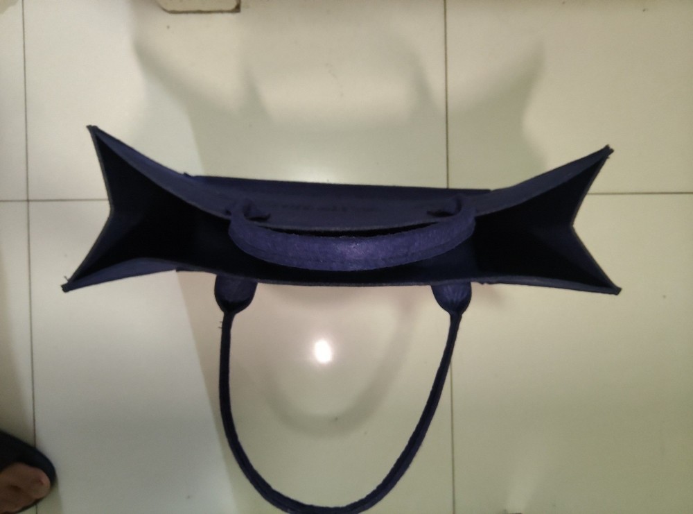 Pre-owned Navy Blue Canvas Tote Bag