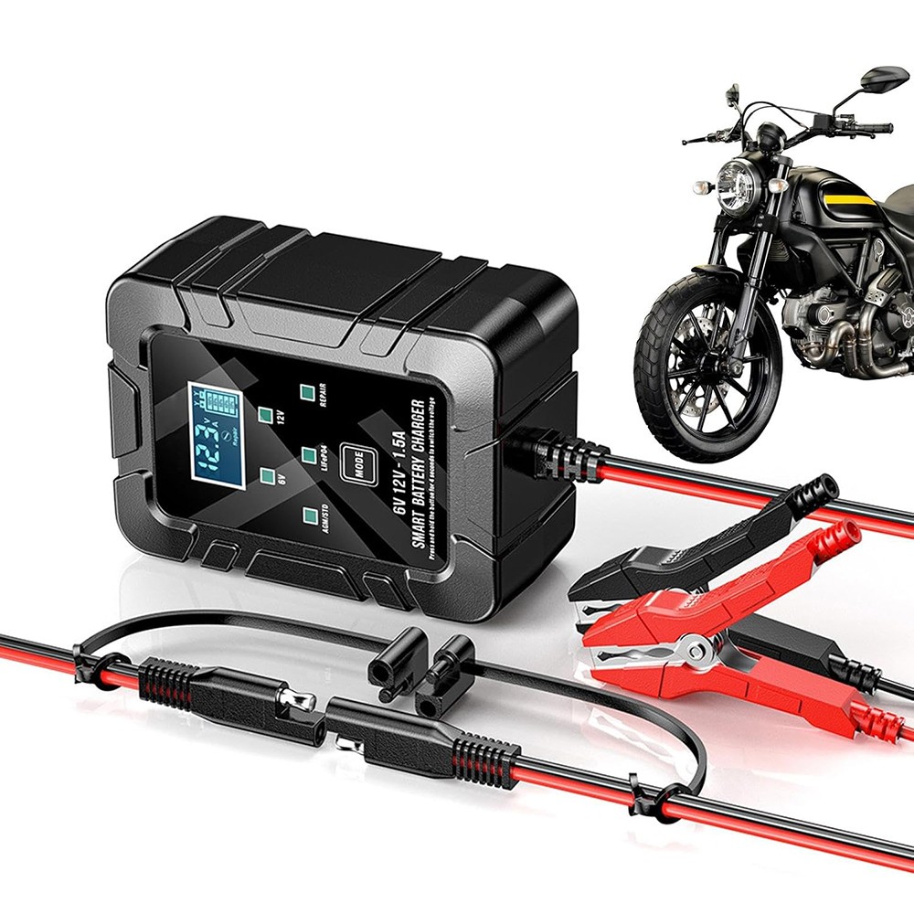6V 12V Smart Automatic Battery Charger Maintainer Motorcycle Car Trickle Float