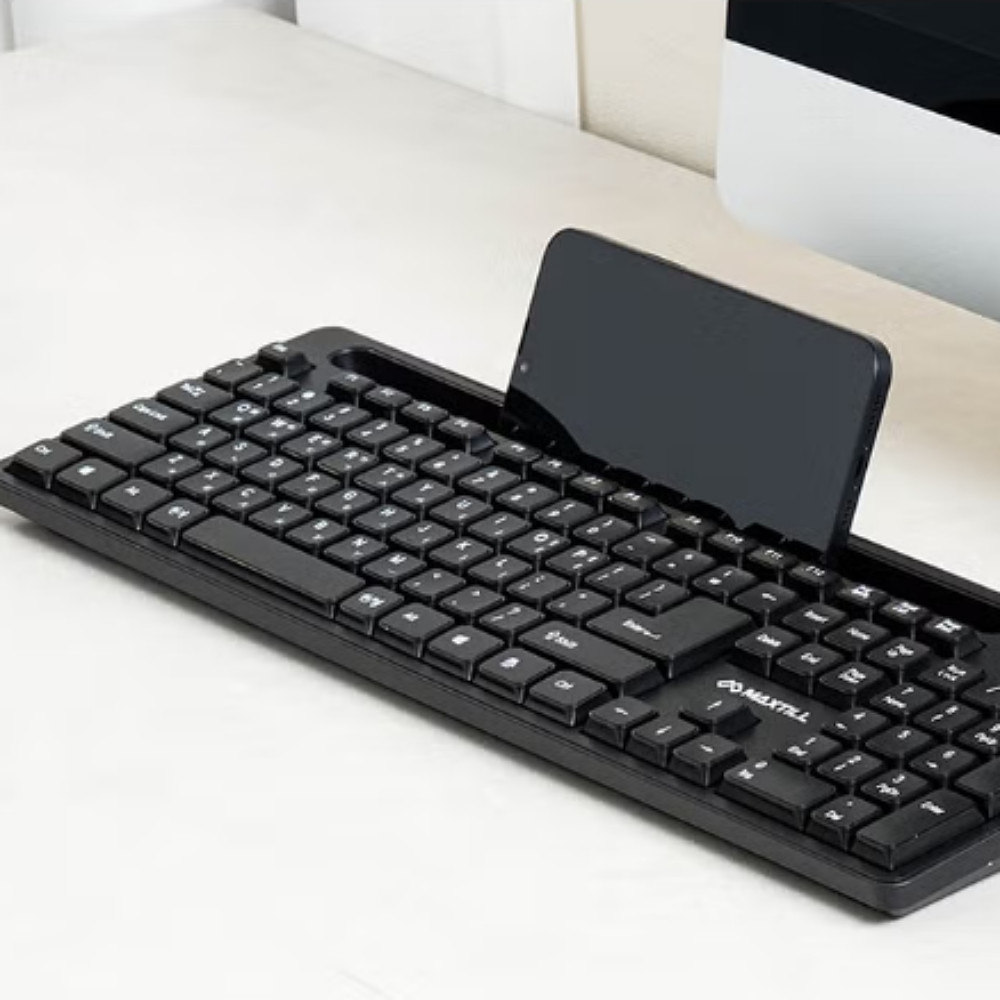 Maxtill Desktop English/Korean USB Wired Keyboard