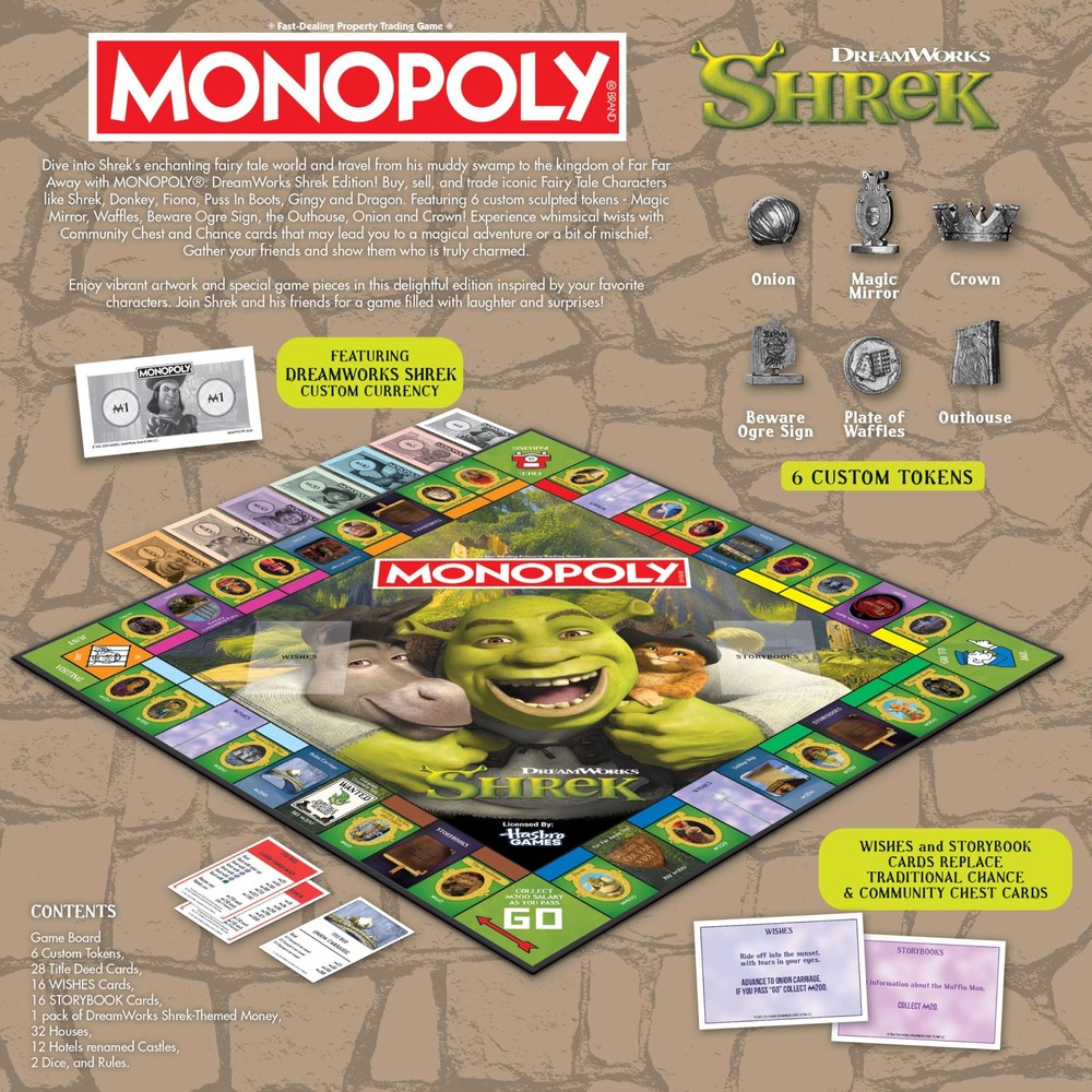MONOPOLY: Shrek Edition Board Game