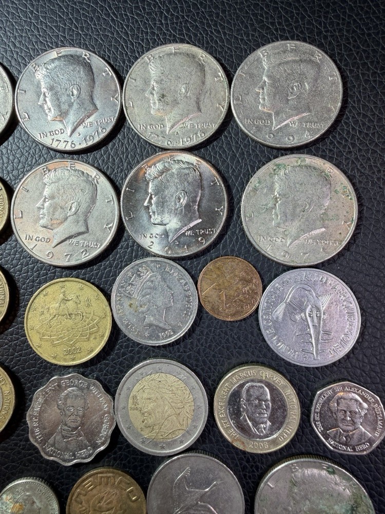 Set Of 49 Different Coins