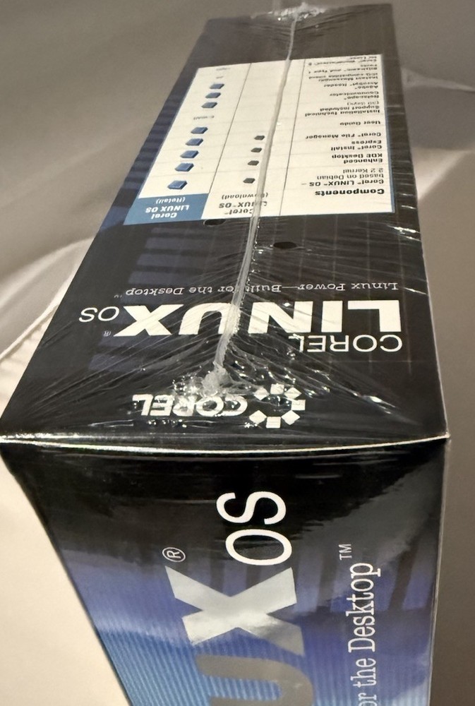 Corel Linux OS (1999) – Vintage Linux Distribution with WordPerfect 8- Sealed