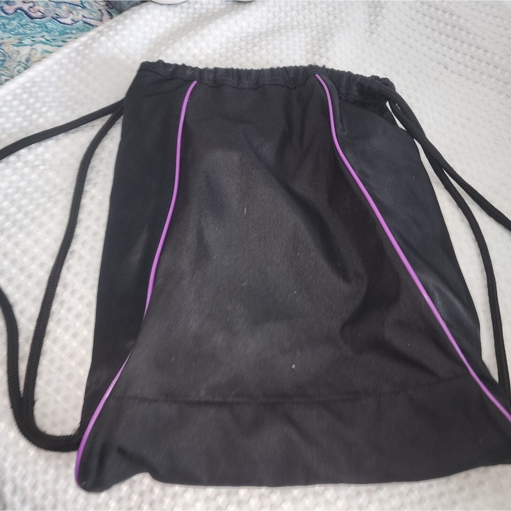 ADIDIAS EUC UNISEX BLACK SACKPACK DRAWSTRING ATHLETIC BACKPACK BAG