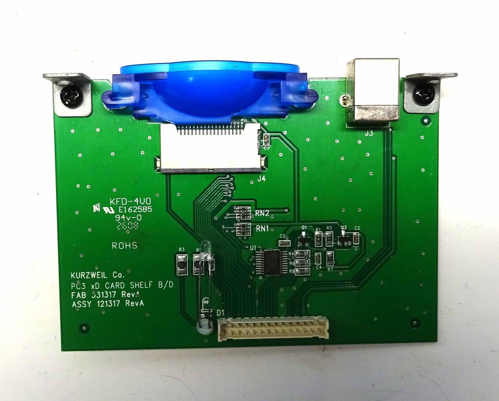 Kurzweil PC361 Card Shelf Board Board