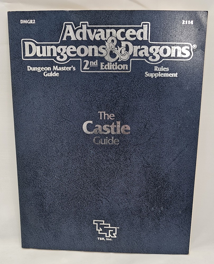 Advanced Dungeons & Dragons 2nd Edition Dungeon Master's Guide Rules Supplement