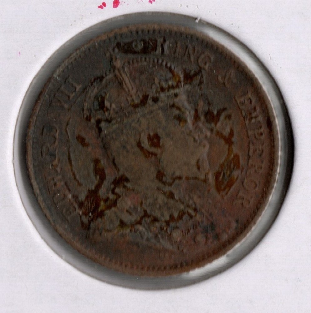 Coin Straits Settlements 1/4 Cent 1908 KM17