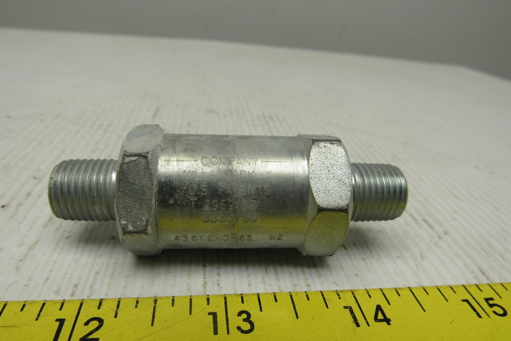 Kepner 4306C-3-65 1/4" NPT Inline Check Valve
