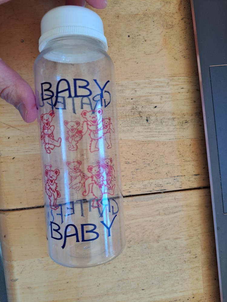 Vintage Grateful Dead Dancing Bear Baby Bottle
