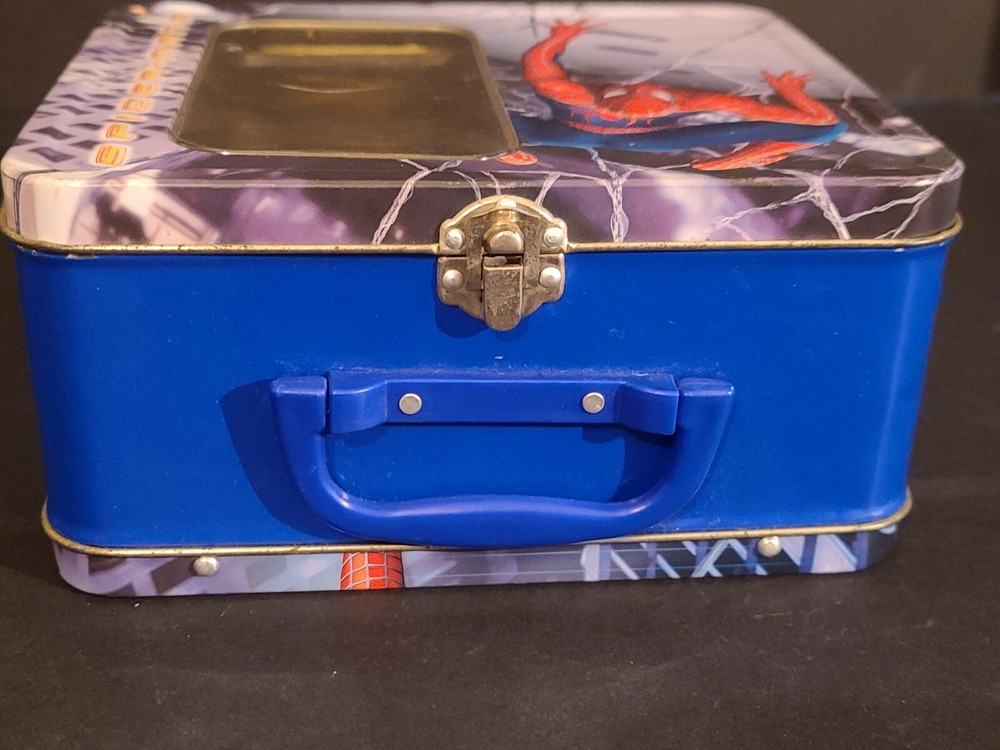 Marvel Spider-Man Metal Tin Lunch Box 2004 Kraft Singles