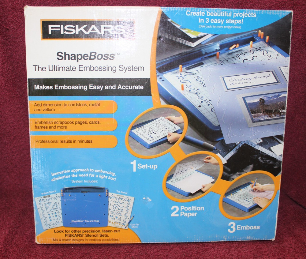 Fiskars Shape Boss The Ultimate Embossing System