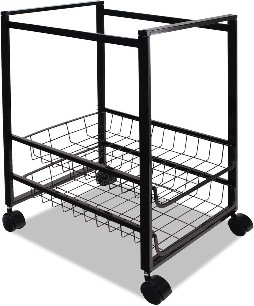 ADVANTUS Mobile File Cart, Black
