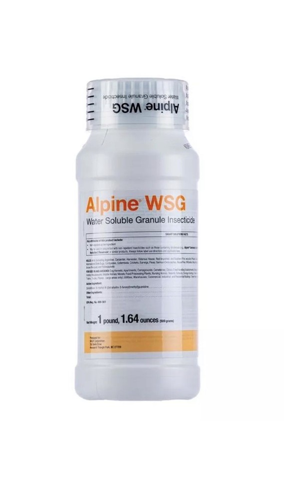 Alpine WSG Water Soluble Granule Insecticide 500g Jar Flea Bed Bug Roach Control