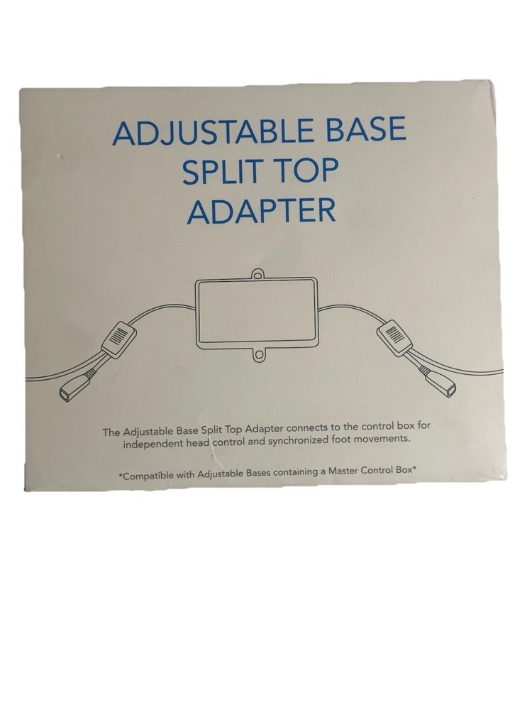 Adjustable Base Split Top Adapter for Independent Head Control Synchronized Foot