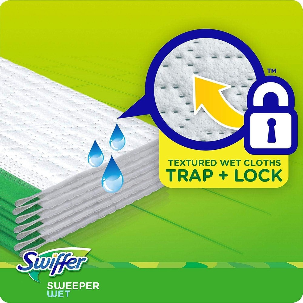 Sweeper Wet Cloth Refill, White