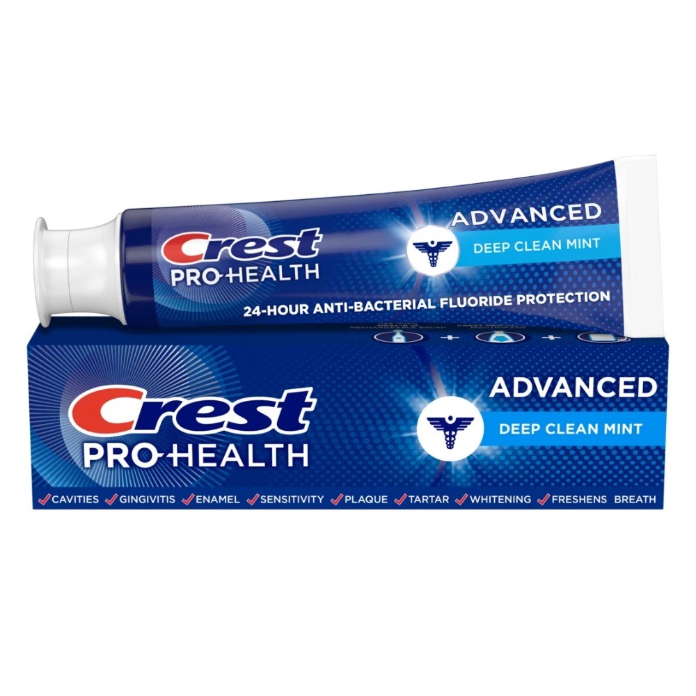 (6 pack) Crest Pro-Health Advanced Deep Clean Mint Toothpaste (5.1oz) Twin Pack