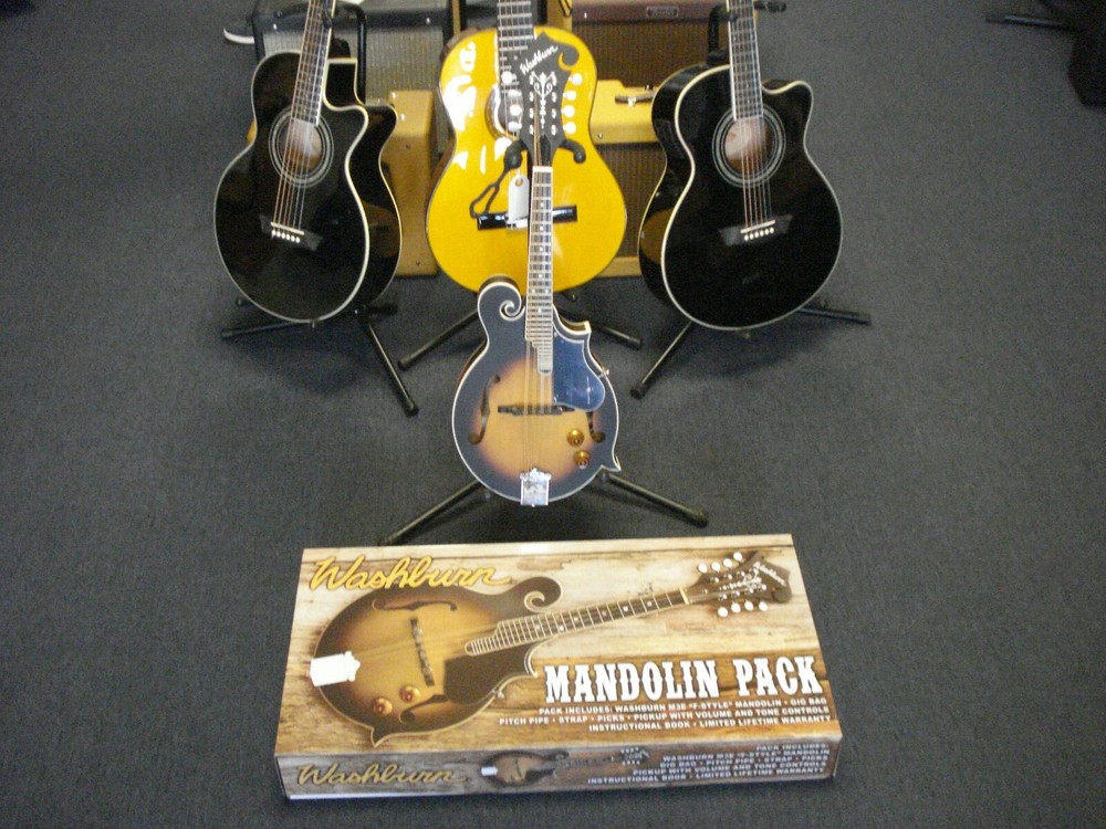 Washburn M3EK-A electric mandolin new!