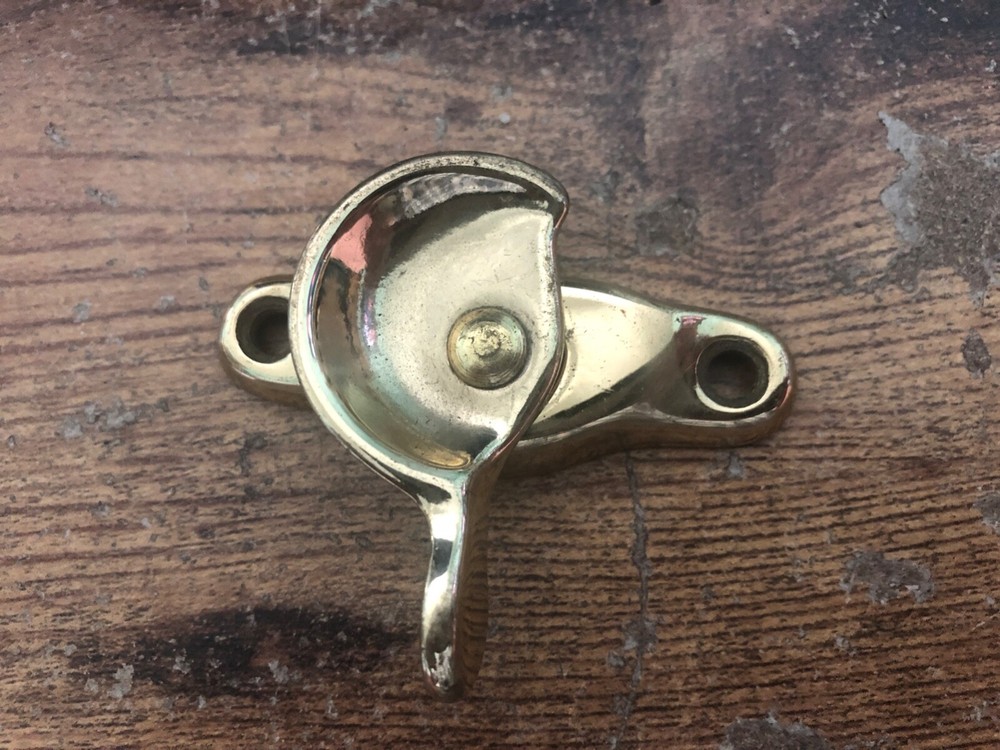 Vintage BRASS Window Sash Latch Lock 9pcs (LOCK ONLY)