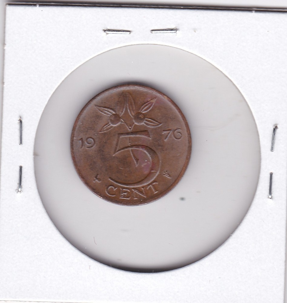 1976 Netherlands 5 Cent