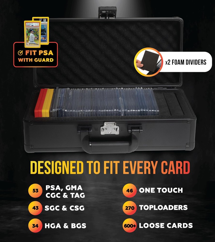 ROAD SHOW Slab Armor Psa Slab Case Backpack Slab Trading Card Storage Backpac...