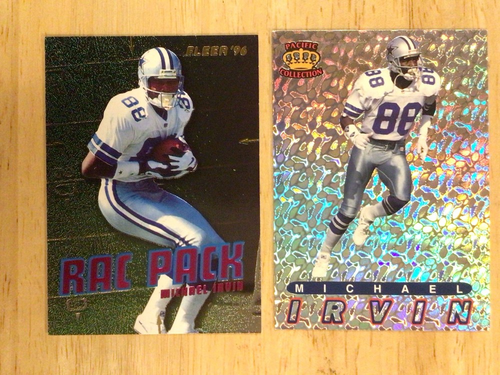 Michel Irvin Insert/Base - You Pick - $2.00 or 2 Card Minimum