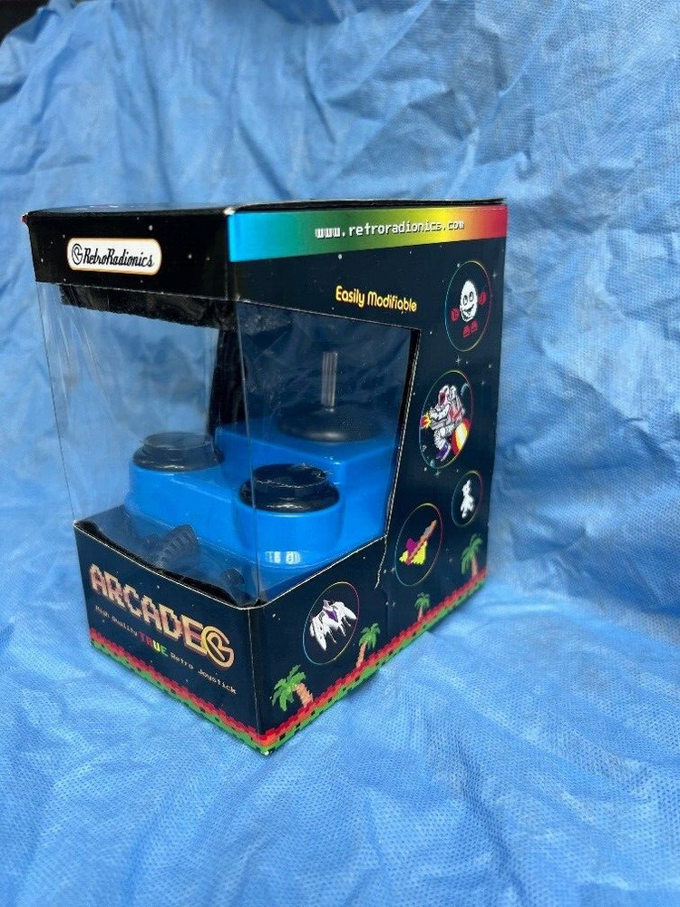 ArcadeR 9-pin (DB9) standard Retro Joystick - Blue