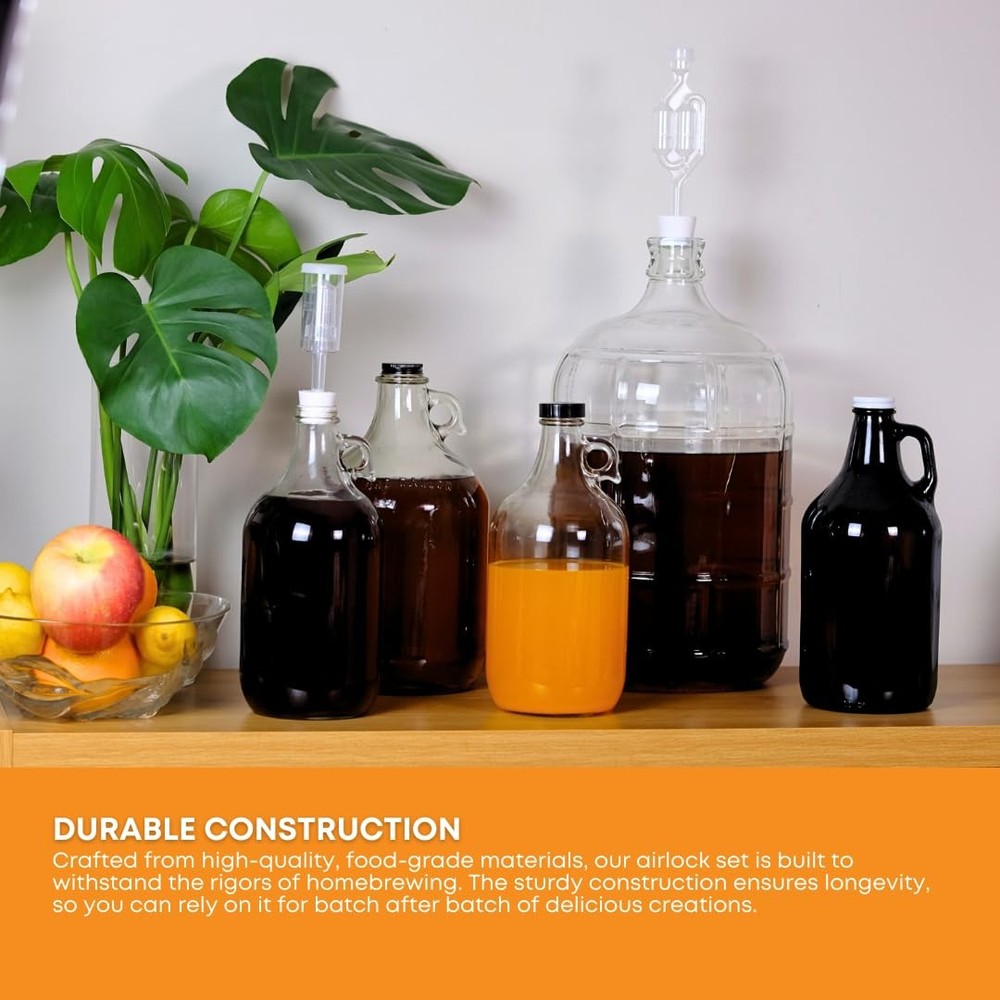 Fastrack Twin Bubble Airlock & Carboy Bung (2-Pack)