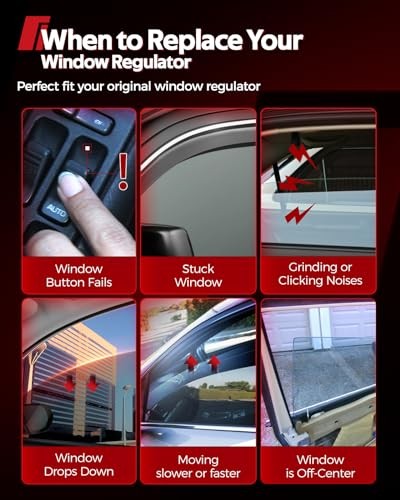 Front Driver Side Power Window Regulator with Front Left Driver Side 741-799