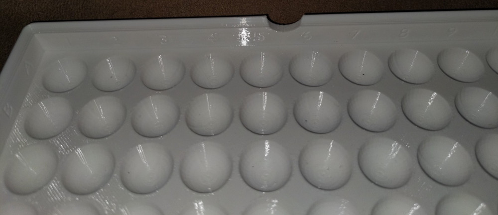 NO MARBLES - LARGE 100x 20mm Marbles Display Storage Sorting Tray Case