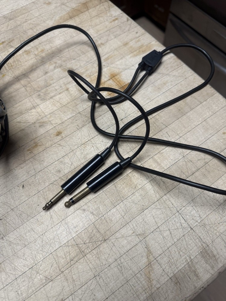 Concept Industries C-40 Soft Comm Headset And Microphone Untested