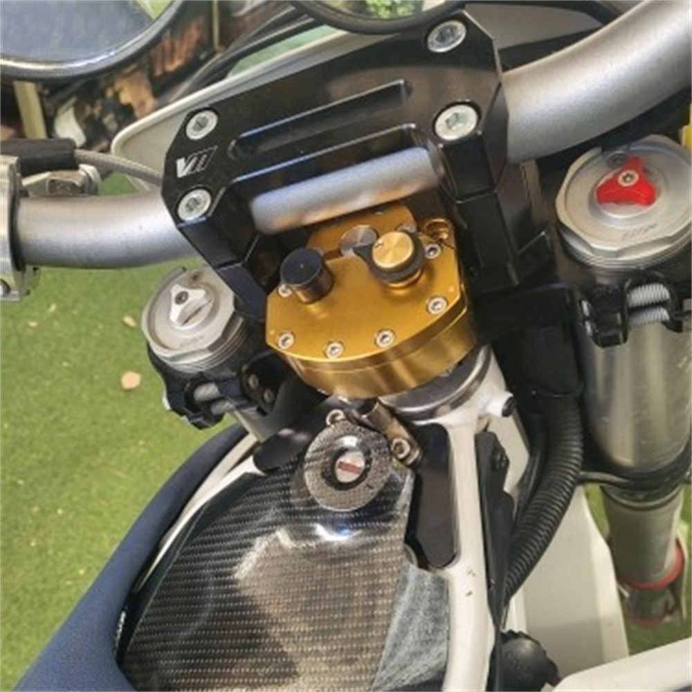Universal Adjustable Front Steering Damper Stabilizer Safety Control Motorcycle