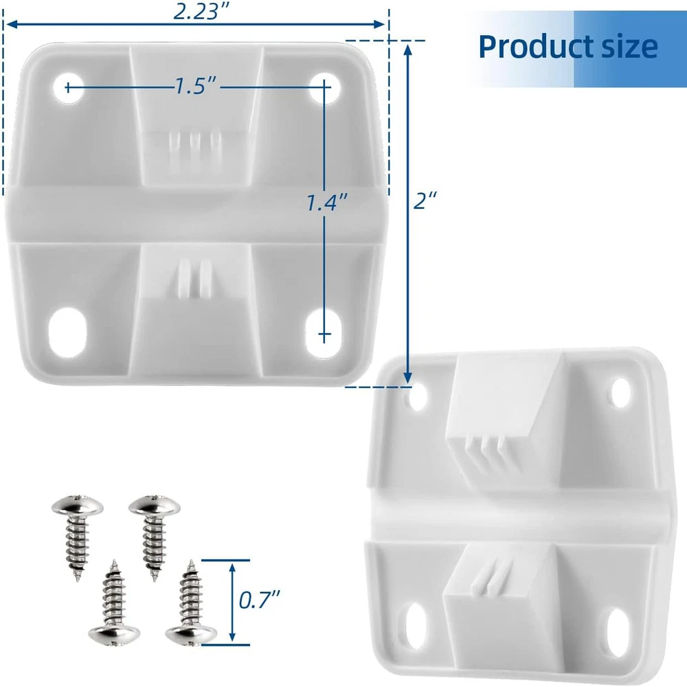 Cooler Plastic Hinges kit Replacement for Coleman Coolers - 4 Pack