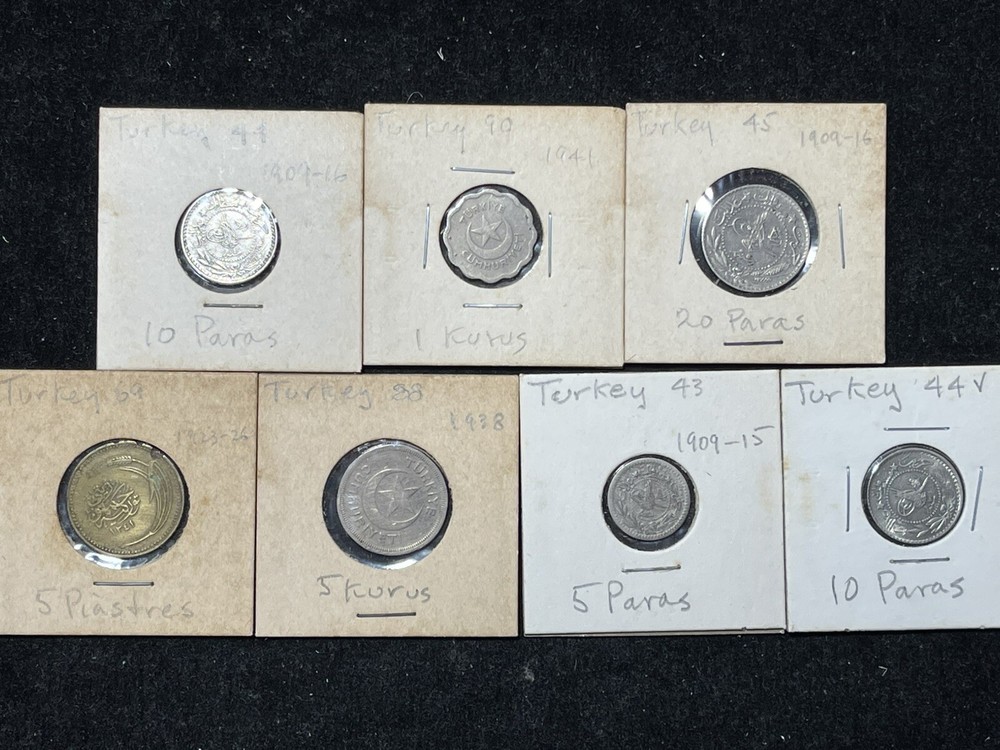 Assorted Turkey Coins Lot