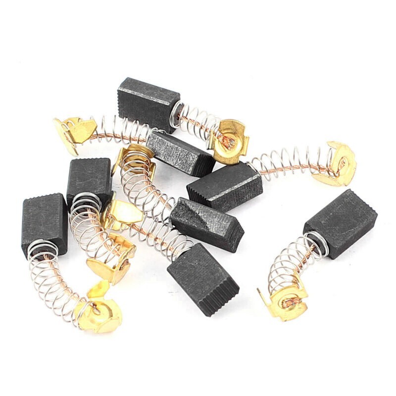 8Pcs Angle Grinder Motor Carbon Brushes Replacement Part For Power Tool New
