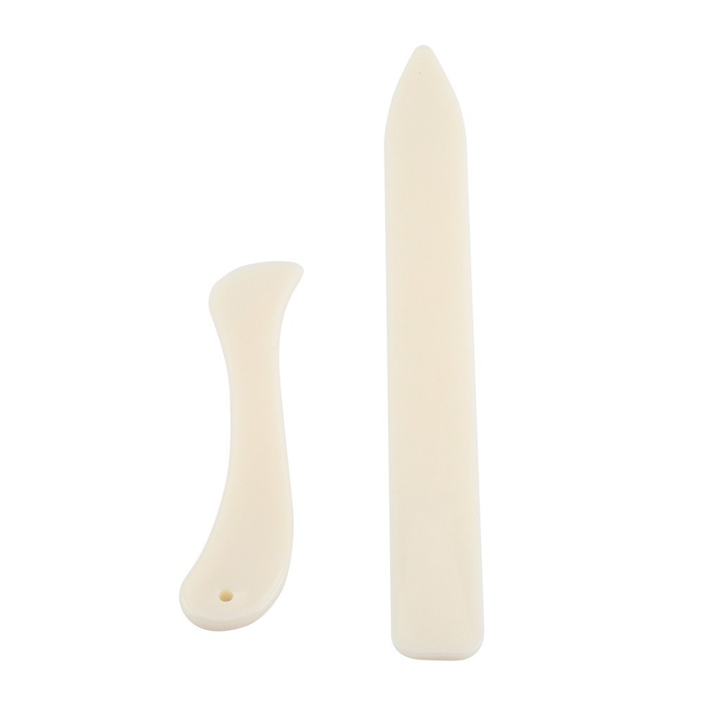 2PCS White Bone Folder Creaser Tool for Paper Crafting WT
