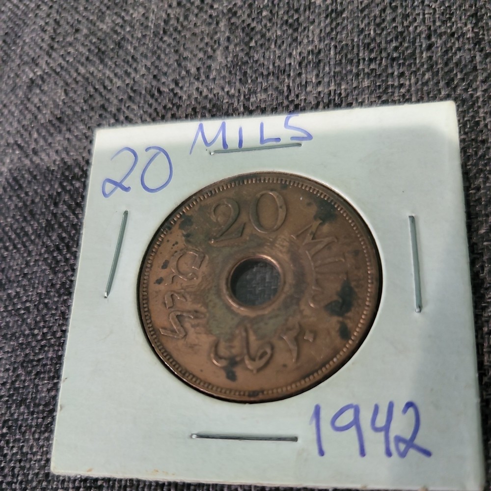 PALESTINE - 1942 -20 MILS