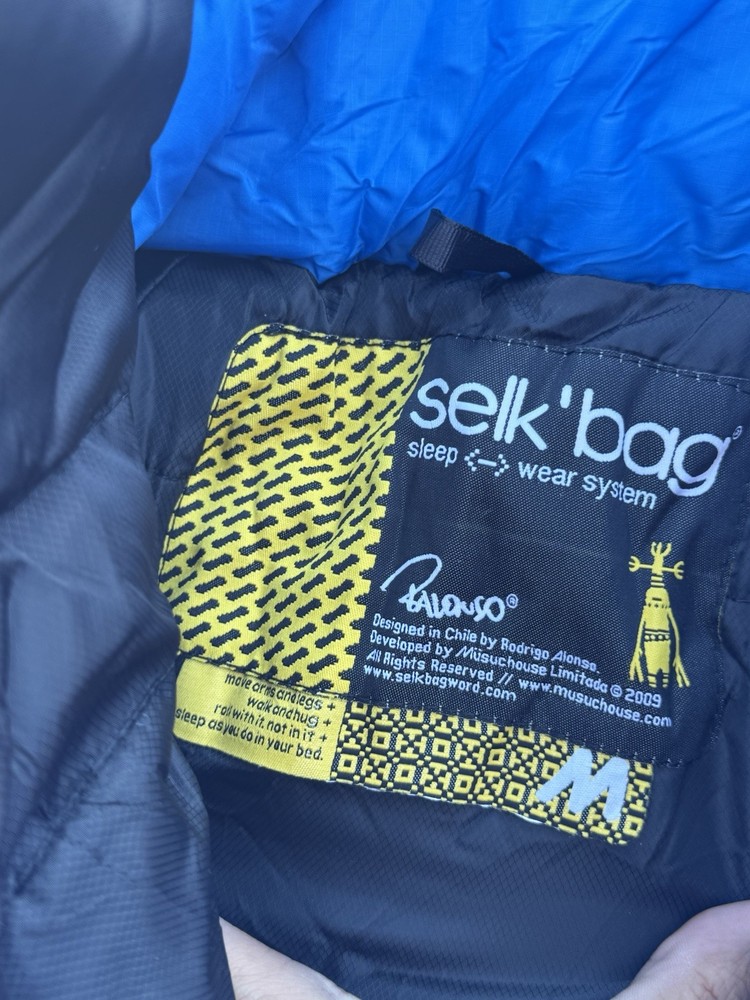 Selk’bag Sleep + Wear System Size M Medium Blue & Black
