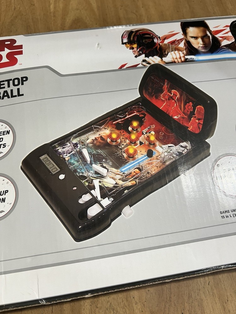 Jakks Star Wars Tabletop Pinball Electronic Interactive Toy On-Screen Effects
