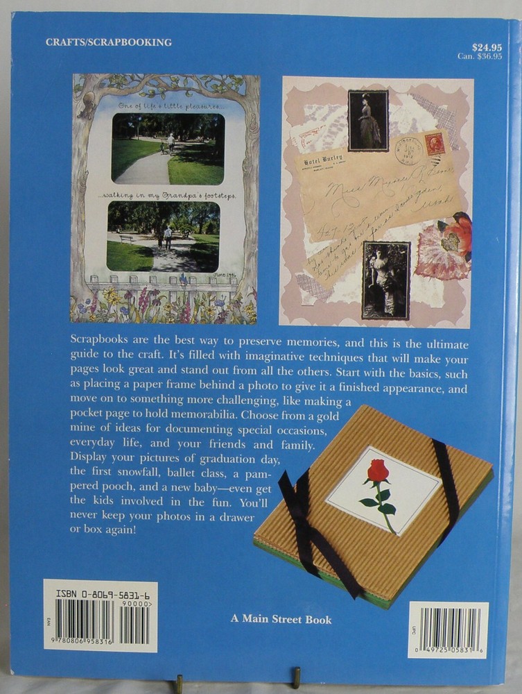 Vintage The Ultimate Scrapbooking Book, Hardcover 2001, Techniques & Projects